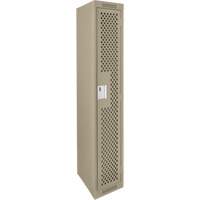 Casiers Clean Line, 12" x 12" x 72", Acier, Beige, Rivet (assembl&eacute;), Perfor&eacute; Cantin et fils