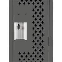 Casiers Clean Line, Bloc de 2, 24" x 12" x 72", Acier, Charbon, Rivet (assembl&eacute;), Perfor&eacute; Cantin et fils