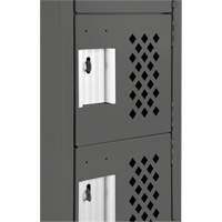Petits casiers &eacute;conomiques assembl&eacute;s et perfor&eacute;s Clean Line, 6 niveaux, 18" x 72" x 12", Acier Cantin et fils