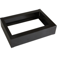 All-Welded Concorde - Heavy-Duty Lockers Recessed Base, 1 Banks, 4" H x 12" W x 17" D, Black, Steel Cantin et fils