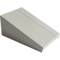 Dessus inclin&eacute; pour casiers robustes enti&egrave;rement soud&eacute; Concorde, Bloc de 1, 18" p x 12" la x 6" ha, Gris, Acier Cantin et fils