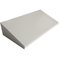 Dessus inclin&eacute; pour casiers robustes enti&egrave;rement soud&eacute; Concorde, Bloc de 3, 18" p x 36" la x 6" ha, Gris, Acier Cantin et fils