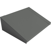 Dessus inclin&eacute; pour casiers robustes enti&egrave;rement soud&eacute; Concorde, Bloc de 2, 18" p x 24" la x 6" ha, Acier Cantin et fils