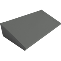 Dessus inclin&eacute; pour casiers robustes enti&egrave;rement soud&eacute; Concorde, Bloc de 3, 18" p x 36" la x 6" ha, Acier Cantin et fils