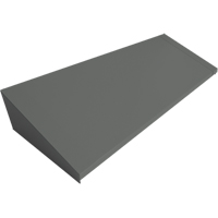 Dessus inclin&eacute; pour casiers robustes enti&egrave;rement soud&eacute; Concorde, Bloc de 4, 18" p x 48" la x 6" ha, Acier Cantin et fils