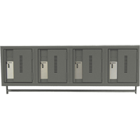 Casiers muraux robustes, Bloc de 4, 18" x 12" x 12", Acier Cantin et fils