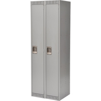 Casiers, Bloc de 2, 24" x 18" x 72", Acier, Gris, D&eacute;mont&eacute; Cantin et fils