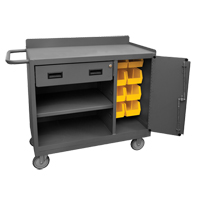 Mobile Workbench Cabinet, Steel Surface Cantin et fils