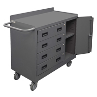 Mobile Workbench Cabinet, Steel Surface Cantin et fils