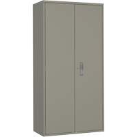 Armoire de rangement Hi-Boy, Acier, 4 Tablettes, 72" h x 36" la x 18" P, Gris Cantin et fils