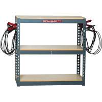 Battery Charging Rack with 10 Clamp Sets Cantin et fils