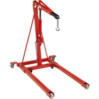 Grue pliante pour moteur, Capacit&eacute; 2500 lb (1,25 tonne) Cantin et fils