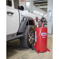 25-Gallon Steel Fuel Caddy with 2-Way Rotary Pump Cantin et fils