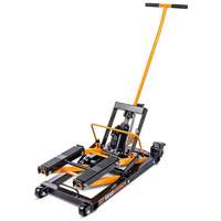 ATV and Motorcycle Jack, 0.75 Ton(s) Capacity, 4-2/3" Lowered, 14-1/2" Raised, Manual Hydraulic Cantin et fils