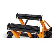 ATV and Motorcycle Jack, 0.75 Ton(s) Capacity, 4-2/3" Lowered, 14-1/2" Raised, Manual Hydraulic Cantin et fils
