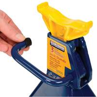 Jack Stand, Locking Handle/Ratchet, 3 tons Capacity, 19" H Cantin et fils