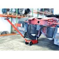 Cric &agrave; 2 &eacute;tapes, 22 tonne(s)/44 tonne(s), Air comprim&eacute;/hydraulique Cantin et fils