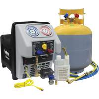 Syst&egrave;me de r&eacute;cup&eacute;ration de r&eacute;frig&eacute;rant double turbo avec r&eacute;servoir DOT de 50 lb Cantin et fils