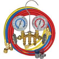 R134A 2-Way Brass Manifold Gauge Set Cantin et fils