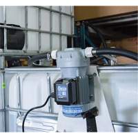 115V AC DEF Transfer Pump & IBC Tote Bracket with Nozzle Cantin et fils