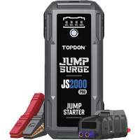 D&eacute;marreur de secours, banque d'alimentation et lampe de poche JumpSurge2000Pro &agrave; 2500 A de pointe Cantin et fils