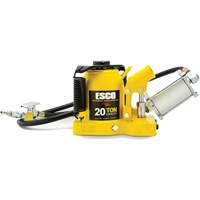 Cric bouteille de s&eacute;rie Pro "Shorty", 20 tonne(s), Air comprim&eacute;/hydraulique, 12-5/8" Hauteur &eacute;lev&eacute;e Cantin et fils