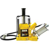 Cric bouteille de s&eacute;rie Pro "Shorty", 20 tonne(s), Air comprim&eacute;/hydraulique, 12-5/8" Hauteur &eacute;lev&eacute;e Cantin et fils