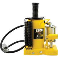 Cric-bouteille de s&eacute;rie Pro, 30 tonnes, Air comprim&eacute;/hydraulique, 20" Hauteur &eacute;lev&eacute;e Cantin et fils