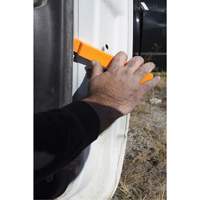 Jeu d'assortiment de 5 cales en nylon orange fluo Cantin et fils