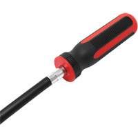 Tournevis flexible extra-long avec adaptateur carr&eacute; 1/4" x hexagonal 1/4" Cantin et fils