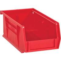 Hook-On Bins, 4" W x 3" H x 7" D, Red, 10 lbs. Capacity Cantin et fils