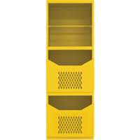 Armoire pour le contr&ocirc;le des d&eacute;versements, 1 Tablettes, 72" h x 24" la x 24" p, Acier, Jaune Cantin et fils