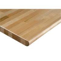 Hardwood Workbench Top, 48" W x 24" D, Bullnose Edge, 1-1/4" Thick Cantin et fils