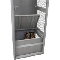 Gear Locker, Steel, 24" W x 24" D x 72" H, Grey Cantin et fils