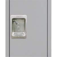 Lockers, 3 -tier, 12" x 18" x 86", Steel, Grey, Knocked Down Cantin et fils