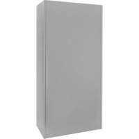 Wardrobe Storage Cabinet, Steel, 36" W x 18" D x 72" H, Grey Cantin et fils