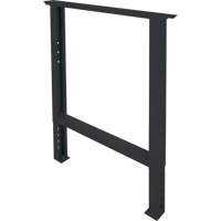 Pattes d'&eacute;tabli pour service industriel, Acier, 30" p x 34" h, Simple Cantin et fils