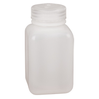 Easy-Grip Space-Saver Bottles, Square, 8 oz., Plastic Cantin et fils