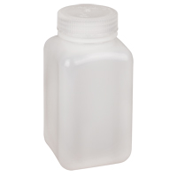 Easy-Grip Space-Saver Bottles, Square, 16 oz., Plastic Cantin et fils