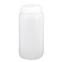 Wide-Mouth Bottles, Round, 1 gal., Plastic Cantin et fils