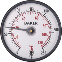 Surface Thermometers, Contact, Analogue, 0-250°F (-20-120°C) Cantin et fils