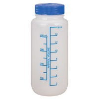 Wide-Mouth Bottles, Round, 16 oz., Plastic Cantin et fils
