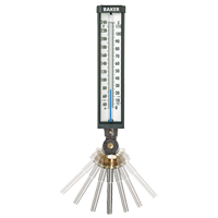Variable Angle Industrial Thermometers, Contact, Analogue, 0-120°F (-17-49°C) Cantin et fils