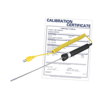 Air/Gas Thermocouple Probe with Calibration Certificate, 900 °C (1652°F) Max. Temp. Cantin et fils