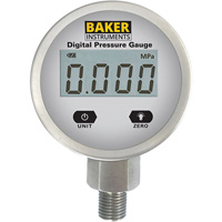B5000 Series Pressure Gauge, 2-1/2" , 0 - 103.4 kPa/0 - 15 psi/0 - 416 in. w.c., Bottom Mount, Digital Cantin et fils