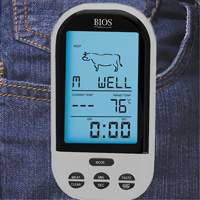 Thermom&egrave;tre &agrave; viande et &agrave; volaille sans fil, Contact, Num&eacute;rique, 32-482°F (0-250°C) Cantin et fils