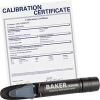 Refractometer with ISO Certificate, Analogue (Sight Glass), Salinity Cantin et fils
