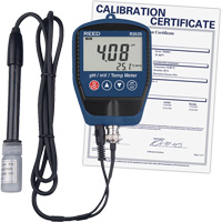 pH/mV Meter with Temperature with Calibration Certificate Cantin et fils