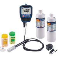 pH/mV Meter with Buffer Solution & Power Adapter Kit Cantin et fils