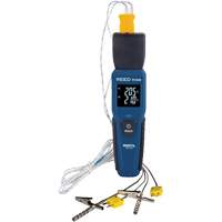 Thermom&egrave;tre &agrave; thermocouple de s&eacute;rie intelligente R1640 avec sondes pour fourneau/cong&eacute;lateur, Contact, Num&eacute;rique, 32-122°F (0-50°C) Cantin et fils